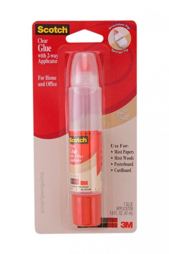 Scotch Clear Glue Çift Başlıklı 47 ml Sıvı Yapıştırıcı 6050