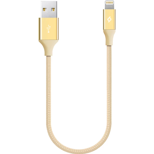 ttec AlumiCable Mini 30cm USB-A - Lightning Şarj Kablosu - 4