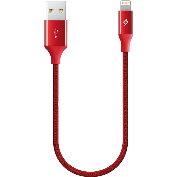 ttec AlumiCable Mini 30cm USB-A - Lightning Şarj Kablosu - 3