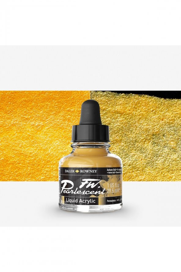 Daler Rowney FW Pearlescent Acrylic Inks 29.5ml Autumn Gold 126