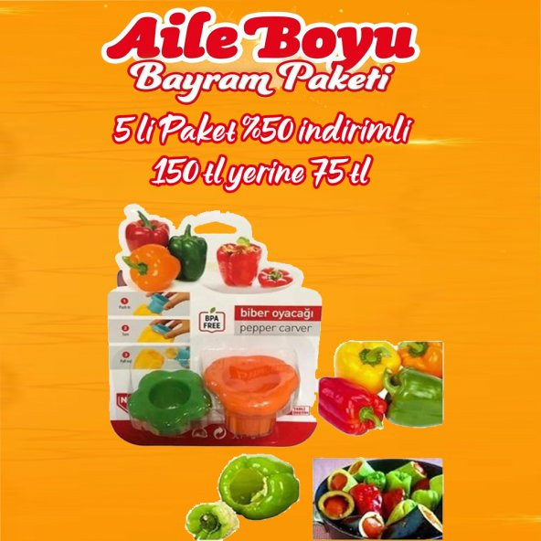 Pinti Pratik Biber Oyacağı 5 li Aile Paketi - 1
