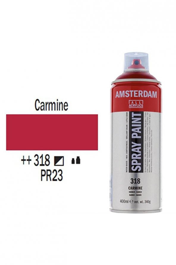 Talens Amsterdam Akrilik Sprey 318 Carmine 400ml