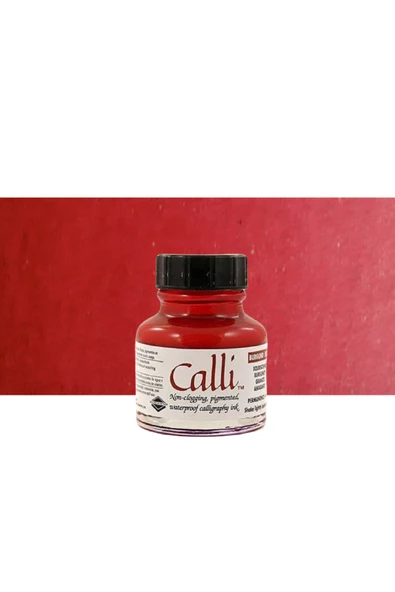 Daler Rowney Calli Kaligrafi Mürekkebi 29,5ml 013 Burgundy