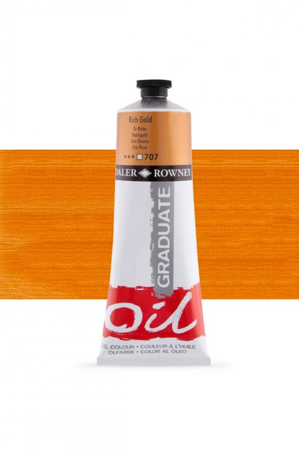 Daler Rowney Graduate Yağlı Boya 200ml 707 Rich Gold