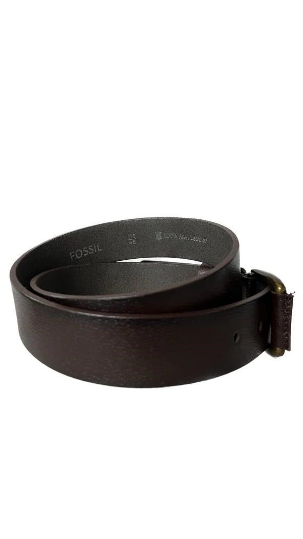 Fossil Kahverengi Hakiki Tosado Deri Spor 4 cm Erkek Kemeri-120 - 3