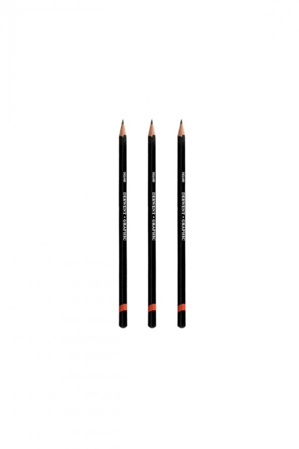 Derwent Graphic Pencil Dereceli Kalem Öğrenci Eskiz Seti No: 4b-4h-hb + Kalemtraş + Silgi - 2