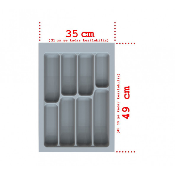 NETAKS ÇEKMECE İÇİ KAŞIKLIK 35X49 YENİ MODEL ÜRÜN ÜCRETSİZ KARGO - 7