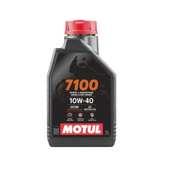 Motul 7100 10W-40 Yeni Nesil Motosiklet Yağı 1 LT.