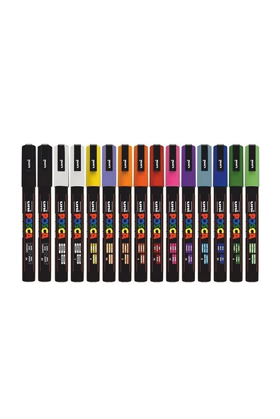 Uni Posca Marker Pc5m 15'li Set