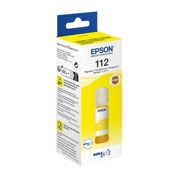 Epson Mürekkep Orj. T112 Yellow 70ml - 2