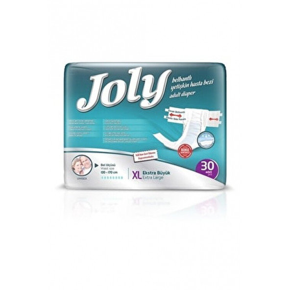 Joly XL Belbantlı Hasta Bezi 30 Adet ürün görseli 1