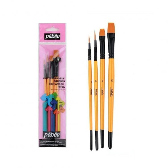 Cadence Yayınları Your Fashion Sprey Kumaş Boyası 6 X 100ml + Pebeo 4lü Fırça Set - 2