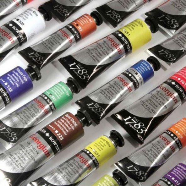 Daler Rowney Georgian Yağlı Boya 225ml Tüm Renkler Full Set 58'li Set