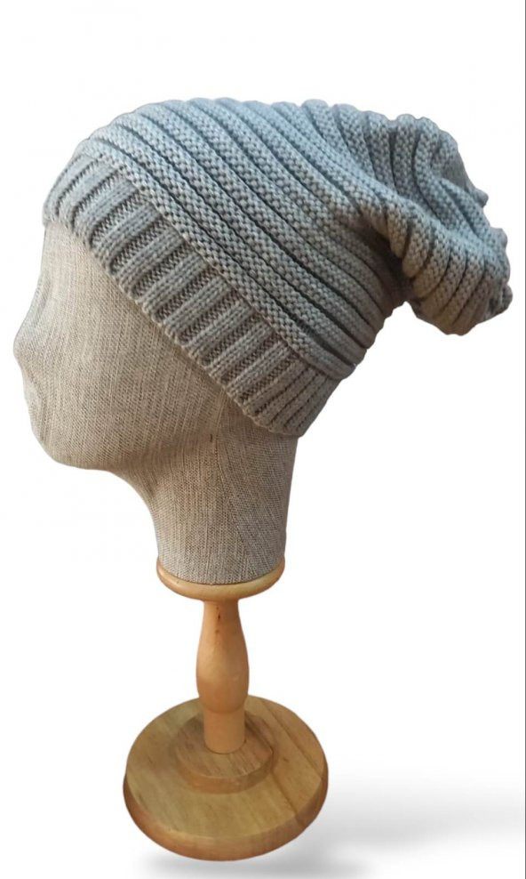 Unısex Triko Bere Gri ürün görseli