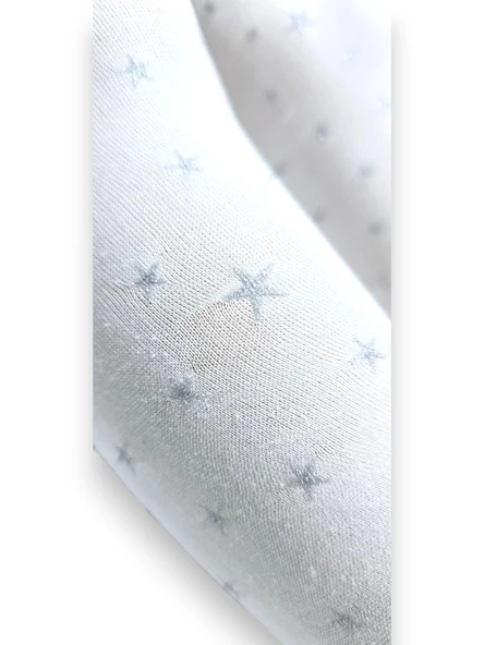 Simli Yıldızlı Çocuk Külotlu Çorap - 8