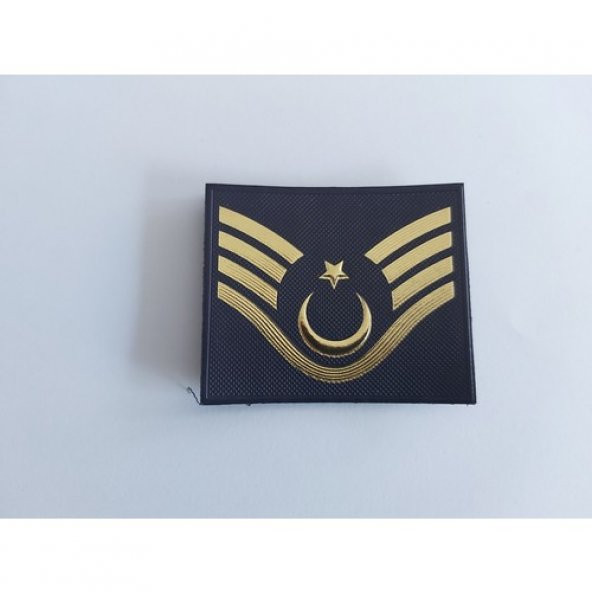 Jandarma Asayiş Astsubay Üst Çavuş Plastik Yelek Rütbesi Cırtlı Akıncı Askeri Malzeme