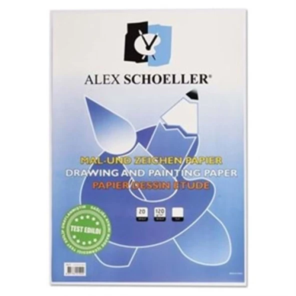 Alex Schoeller Resim Kağıdı 25x35 cm. 120 gr. 20 Adet