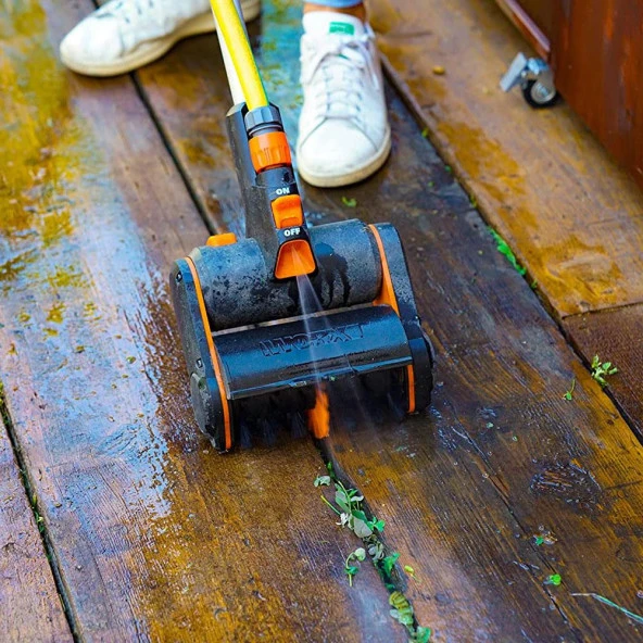 WORX WA0292 WG441E ile Uyumlu Sert Yüzeyler İçin 165mm Orta Sert Temizlik Fırçası - 9