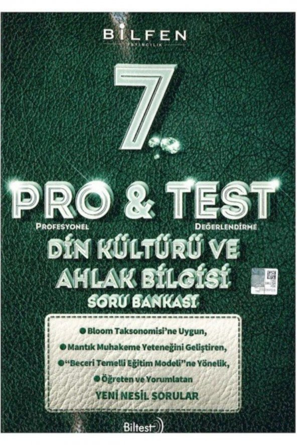 7.sınıf Pro&test Din Kültürü Yeni Nesil Soru Bankası