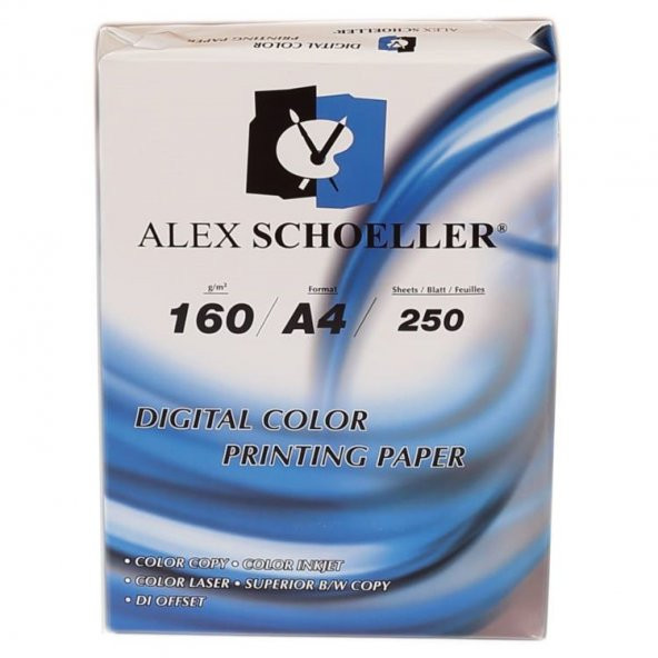 Alex Schoeller Gramajlı Fotokopi Kağıdı 160 gr. A4 250li Paket