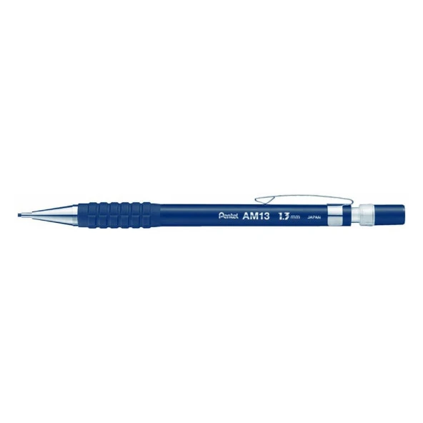 Pentel AM13 Tutaçlı Versatil Kalem 1.3 mm Mavi AM13-CX