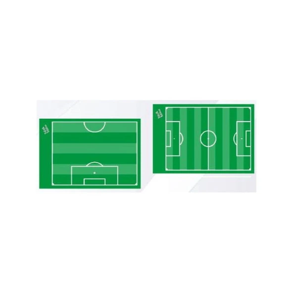 Ant Klipsli Futbol Taktik Tablası Çift Taraflı Silinebilir 21x30cm