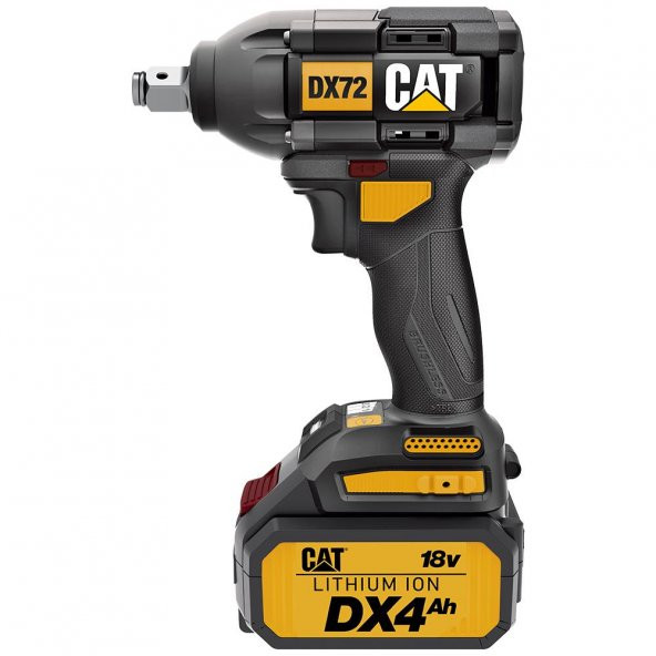 CAT DX72 18Volt/4.0Ah Li-ion Çift Akülü Şarjlı 350Nm Kömürsüz Profesyonel Somun Sıkma - 7