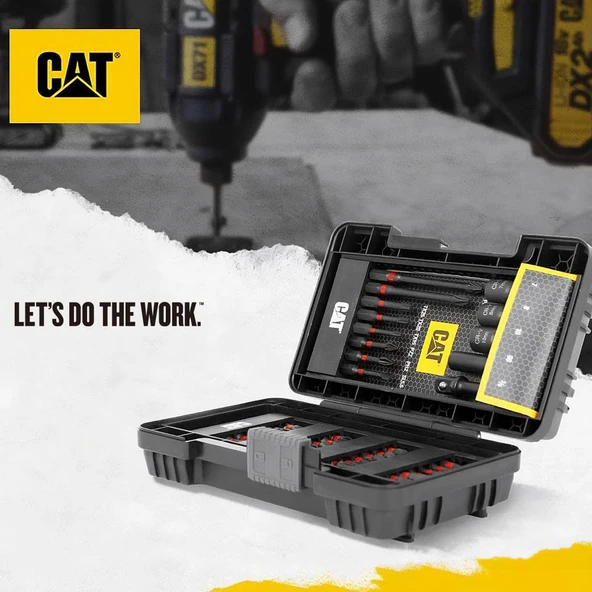 CAT DA01902 45 Parça Manganez Fosfat Alaşımlı Vidalama Uç Seti - 8