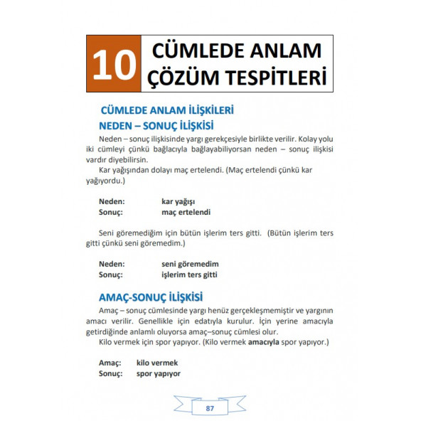 Her Derde Deva TÜRKÇE (9 Fasikül Konu Anlatımı) - Resim 5