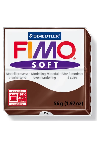 Steadtler Fimo Soft Polimer Kil 57gr 75 Chocolate