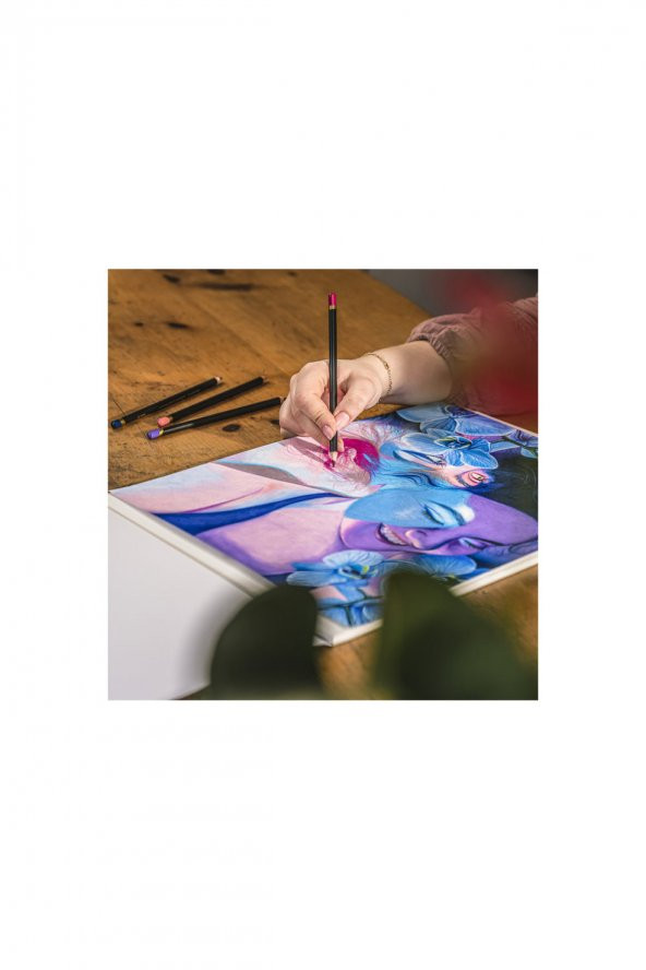 Derwent Chromaflow Kuru Boya Kalemi Hot Pink 0810 - 4