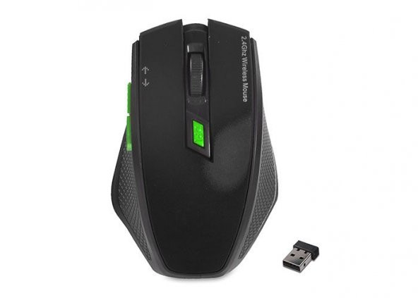 EVEREST SMW-777 KABLOSUZ OPTİK MOUSE,SİYAH,2,4Ghz