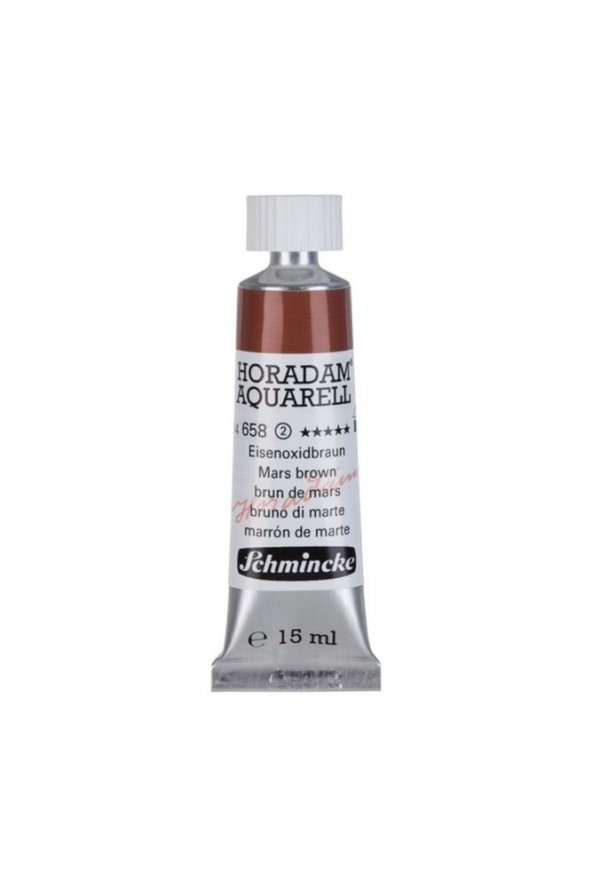 Schmincke : Horadam Aquarell Artist : Tüp Sulu Boya : 15 Ml : Seri 2 : 658 Mars Brown