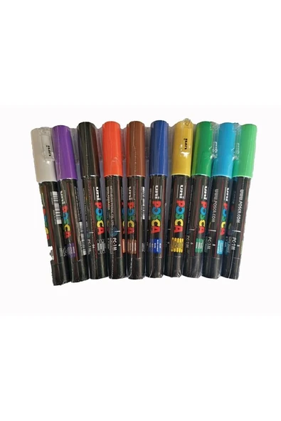 UNİ-BALL Uni Posca Pc-1m Boyama Marker 10'lu Set 0.7 Mm