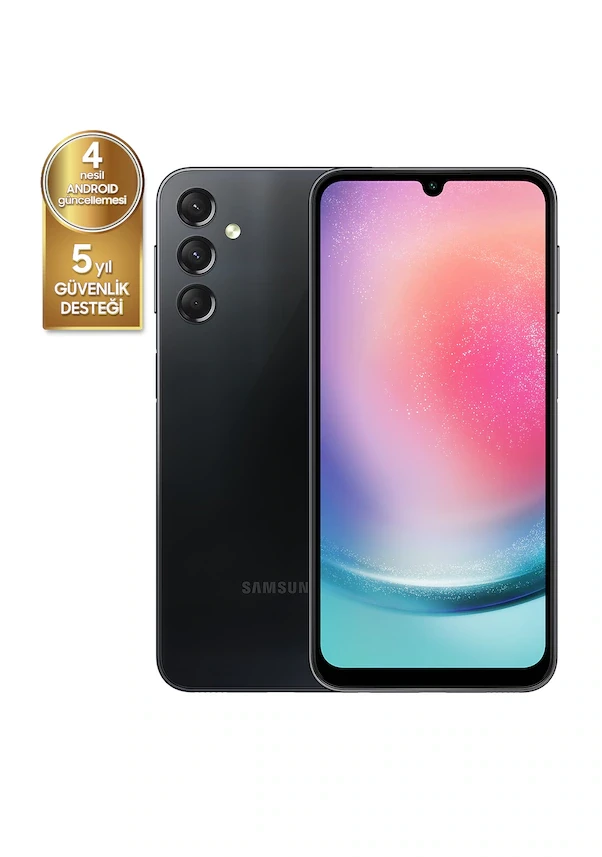 Samsung Galaxy A24 6 GB 128 GB Siyah (Samsung Türkiye Garantili)