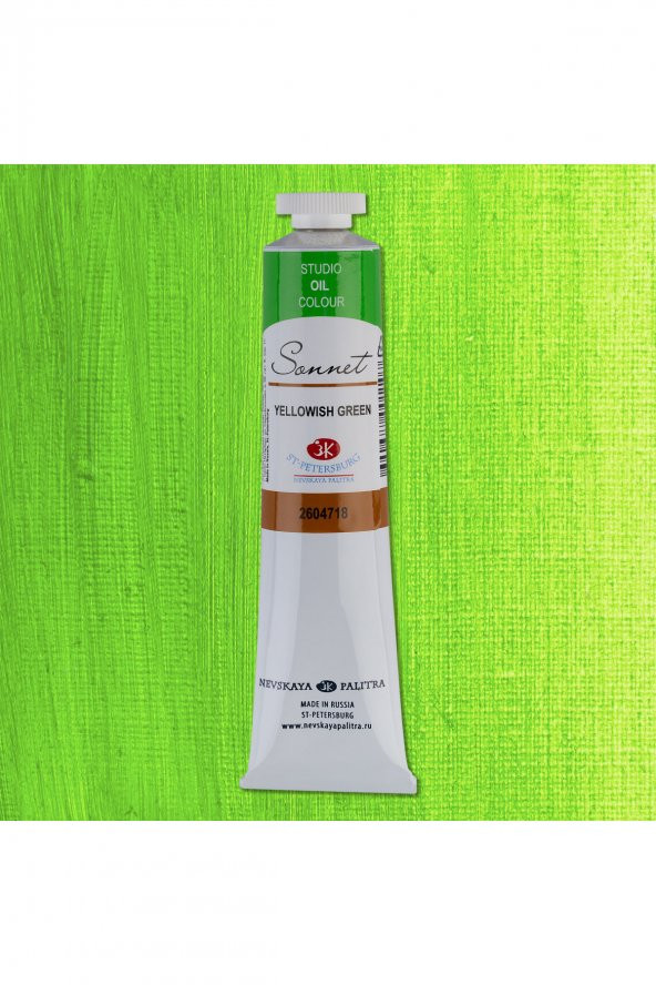 ST. PETERSBURG SONNET STUDİO YAĞLI BOYA 46 ML S1 YELLOWISH GREEN 718