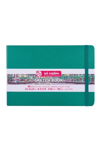 Talens Art Creation Sketch Books Eskiz Defteri 140gr. 21 X 15 Yeşil