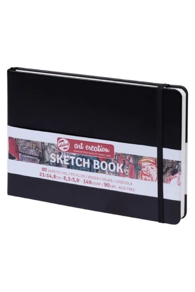 Talens Art Creation Sketch Books Eskiz Defteri 140gr. 21 X 15 Siyah