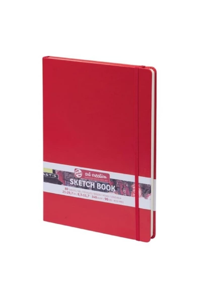 Talens Art Creation Sketch Books Eskiz Defteri 140gr. 21 X 30 Kırmızı