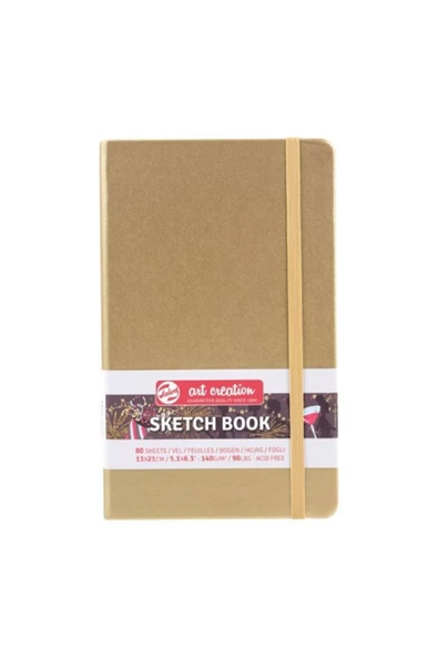 Talens Art Creation Sketch Books Eskiz Defteri 140gr. 13 X 21 Altın