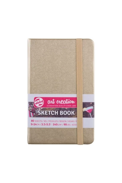 Talens Art Creation Sketch Books Eskiz Defteri 140gr. 9 X 14 Altın