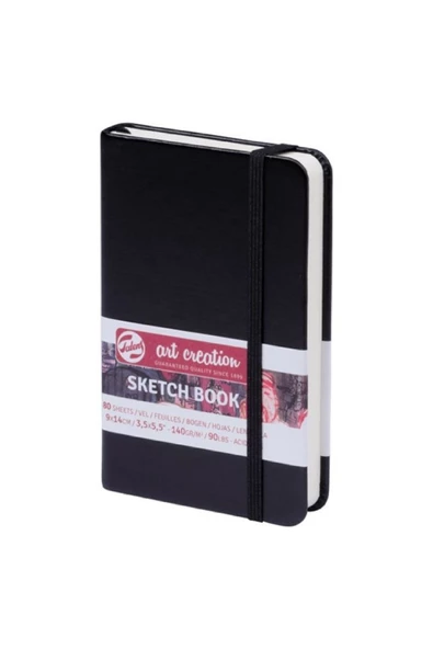 Talens Art Creation Sketch Books Eskiz Defteri 140gr. 9 X 14 Siyah
