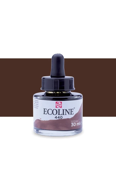 Talens Ecoline Sıvı Suluboya Mürekkep 30ml Sepia Deep 440