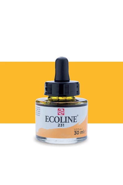 Talens Ecoline Sıvı Suluboya Mürekkep 30ml Gold Ochre 231