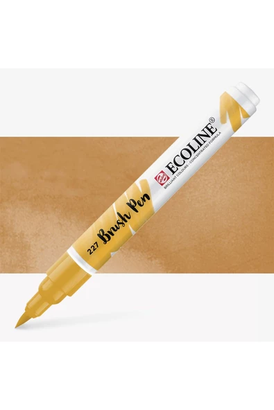 Talens Ecoline Suluboya Brush Pen Yellow Ochre 227