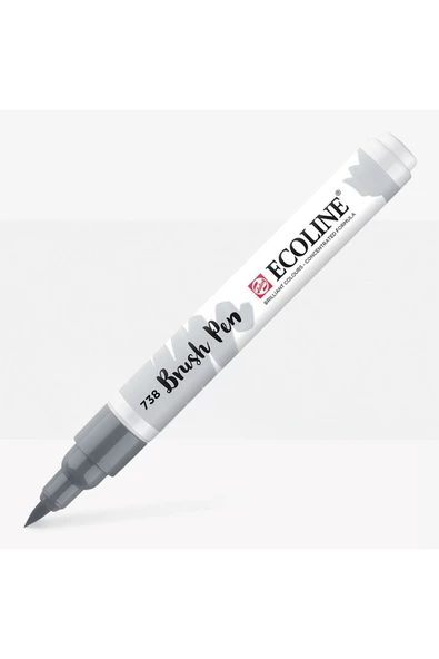 Talens Ecoline Suluboya Brush Pen Cold Grey Light 738