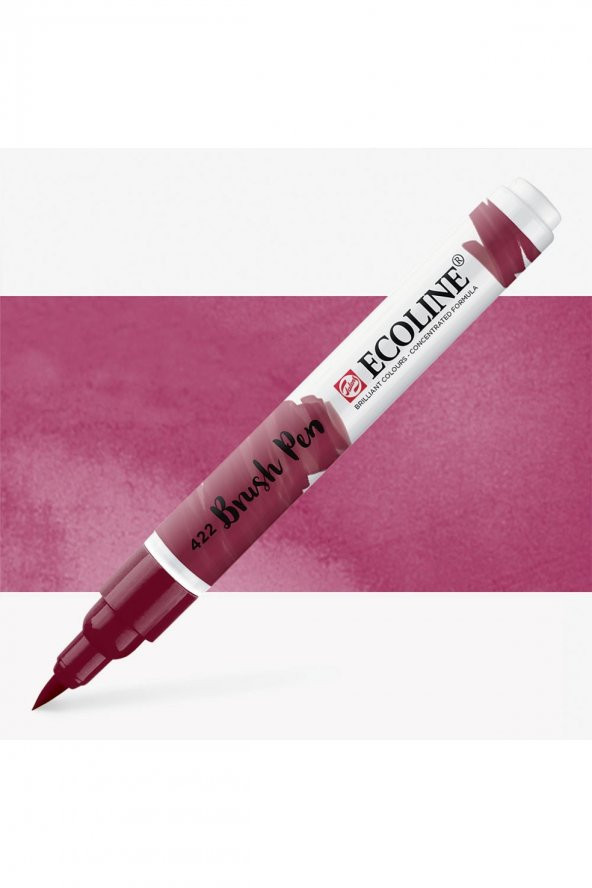Talens Ecoline Suluboya Brush Pen Red Brown 422
