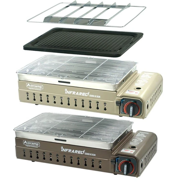 Orcamp Dumansız Izgara Ocak KAHVERENGİ - 2