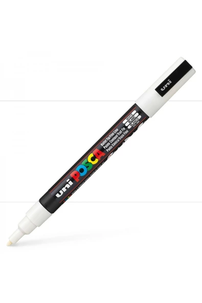 Uni Posca Marker PC-3M (0.9-1.3mm) Beyaz