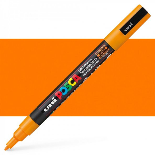 Uni Posca Marker PC-3M (0.9-1.3mm) Parlak Sarı